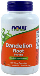 Now Foods, Dandelion Root 500 mg, Suplement diety,