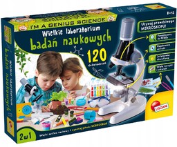 Wielkie Labolatorium Eksperymentów edukacyjne Mały Geniusz 120 Badań