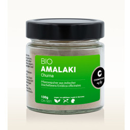 EKO Amalaki Churna 130g Cosmoveda (nowe szklane opakowanie)