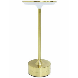 Lumes Minimalistyczna lampa stołowa złota P1-R01
