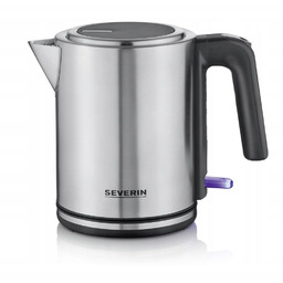 Czajnik Elektryczny 1L 2200W Stal Nierdzewna Czarny Severin