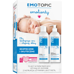 Emotopic Med+ Zestaw Emulsja do kąpieli, 400 ml