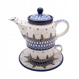 Komplet Czajnik 400 ml Filiżanka 200 ml Bolesławiec