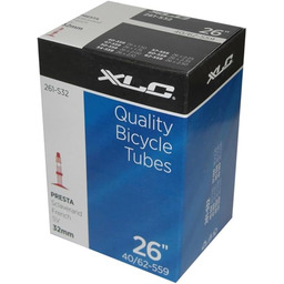 XLC Unisex Adult VT-S26 dętka rowerowa, czarna, 26X400-490