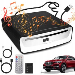 Odtwarzacz CD Slot Loading Z Usb Kablem