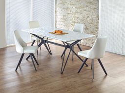 Zestaw: stół pascal (160x90x76 cm) i 4 krzesła