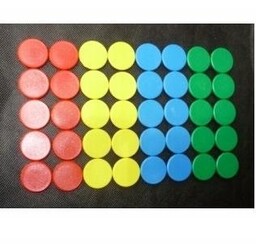 Magnesy liczmany tablicowe duże zestaw 40 sztuk