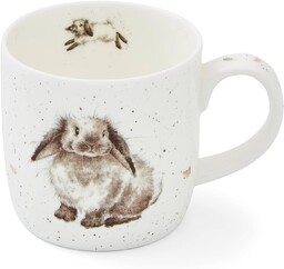 KUBEK PORCELANOWY Royal Worcester''s Wrendale Designs - Króliczka