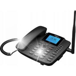 Telefon przewodowy na kartę SIM Maxcom MM41D RADIO
