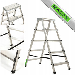 Drabina Aluminiowa Składana 5 Stopniowa Domowa 125kg Produkt