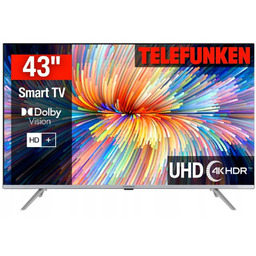 Telewizor Smart Tv Led 43" Telefunken D43V850M5CWHI DVBT2