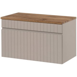 COMAD Szafka podumywalkowa ICONIC CASHMERE z blatem OAK