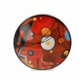 Goebel Wazon, porcelana, czerwony, 20