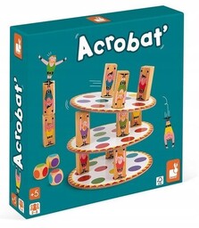Akrobaci drewniana gra zręcznościowa balans Janod