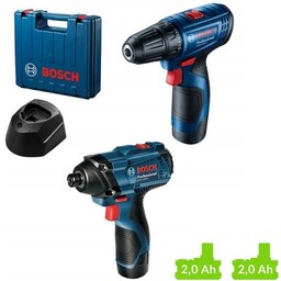 Bosch_elektronarzedzia Zestaw elektronarzędzi BOSCH Professional 06019G8023 GSR 120-LI