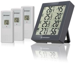 Stacja pomiaru temperatury i wilgotności TEMEO HYGRO QUADRO,