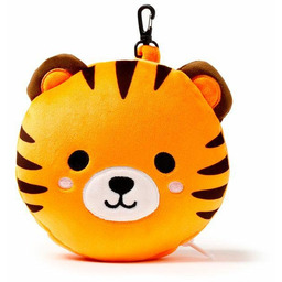 Pluszowa Poduszka Podróżna Tygrys Z Maseczką