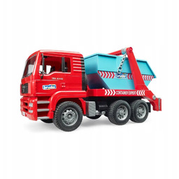 Man Tga samochód ciężarowy z kontenerem hakowym Bruder