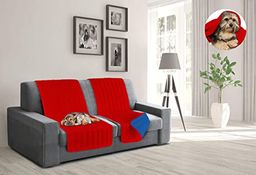 Elegant Fascia/przytulny koc Pets, czerwony/Royal, 60 x 190