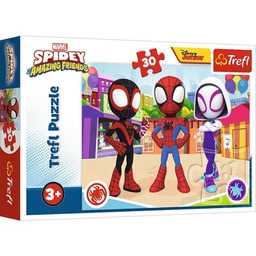 TREFL Puzzle Marvel Przygody Spidaya 18285 (30 elementów)