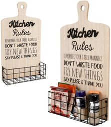 Półka ścienna metalowa czarna 9x28x50 cm