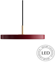 Lampa wisząca Asteria mini bordowy, Ø 31 cm,