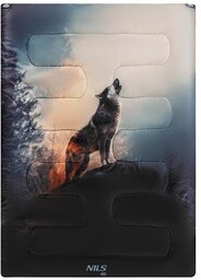 NILS NC3601 ŚPIWÓR 3W1 DWUOSOBOWY WOLF 200X140 CM