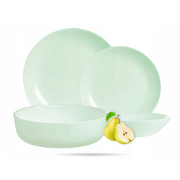 Serwis obiadowy salaterka 6 os 19 el zielony