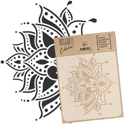 Szablon Malarski Scrapbooking  Craft // Indyjski Kwiat