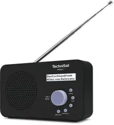 TechniSat VIOLA 2 Radio FM DAB+ Czarny Radioodbiornik
