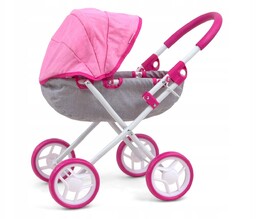 Milly Mally Wózek dla lalek Dori Prestige Pink