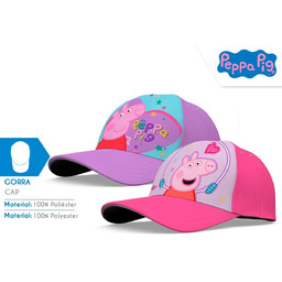 Czapka Z Daszkiem Peppa Pig 100% Poliester