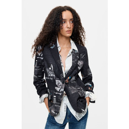 Desigual Żakiet patchwork we wzory