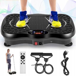 Platforma Wibracyjna Treningowa Wibrująca Masażer Z Pilotem 3D