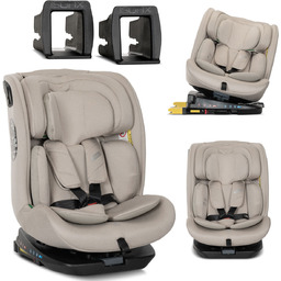 FOTELIK 40-150 CM 0-36kg I-SIZE OBROTOWY ISOFIX 360