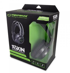 Esperanza Słuchawki z mikrofonem gaming Toxin