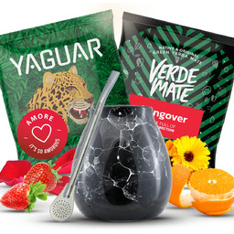 Zestaw Akcesoria Yerba Mate Green Matero Bombilla