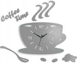 Zegar ścienny w kształcie filiżanki coffe time 3d