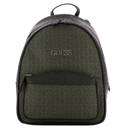 GUESS Plecak Czarny Damski Logo Wzór Elegancki