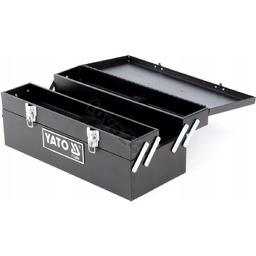 Skrzynka na narzędzia metalowa 460x200x180mm Yato YT-0884