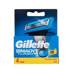 Gillette Mach3 Turbo 3D wkład do maszynki Ostrza