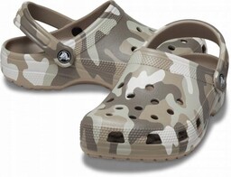 Damskie Buty Klapki Chodaki Crocs Classic Printed Camo