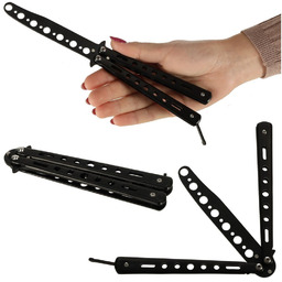 Nóż motylkowy treningowy do ćwiczeń motylek tępy