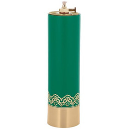 Świeca zielona liturgiczna 22 cm