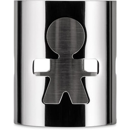 Alessi "Girotondo" pierścień na serwetki, ażurowy ze stali