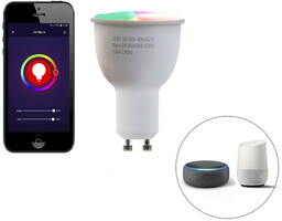 LUEDD Zestaw 3 inteligentnych lamp LED GU10 RGBW