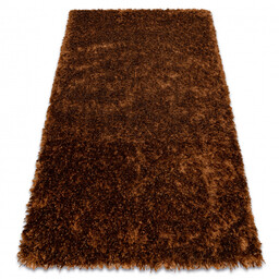 Dywan SHAGGY INDIA Aurum AD500 choco brązowy 140x200