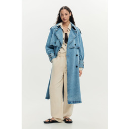 Desigual trencz denim pasek