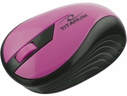 Esperanza Titanum Mysz Bezprzewodowa Optyczna TM114P Rainbow Różowa