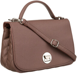 Torebka damska na ramię dwukomorowa z kieszeniami